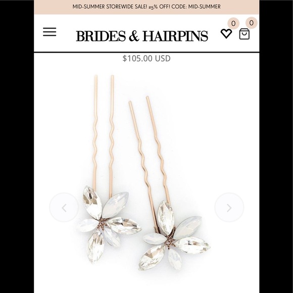 Brides & Hairpins CHRYSA PIN SET - STYLE 263 - Picture 6 of 6